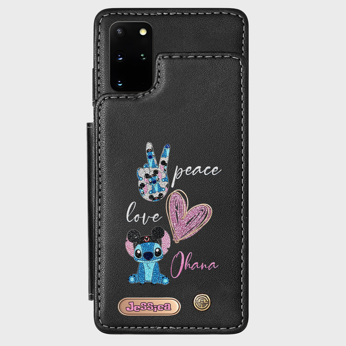 Ohana Means Family - Personalized Ohana Wallet Phone Case