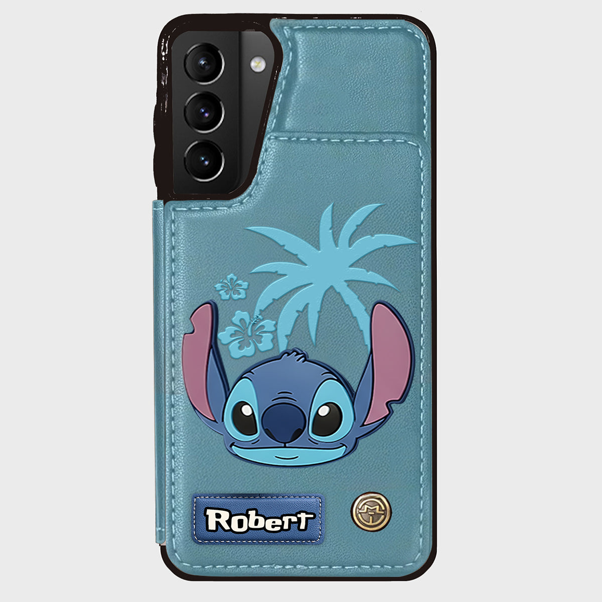 Ohana Alien Custom Name - Personalized Ohana Wallet Phone Case