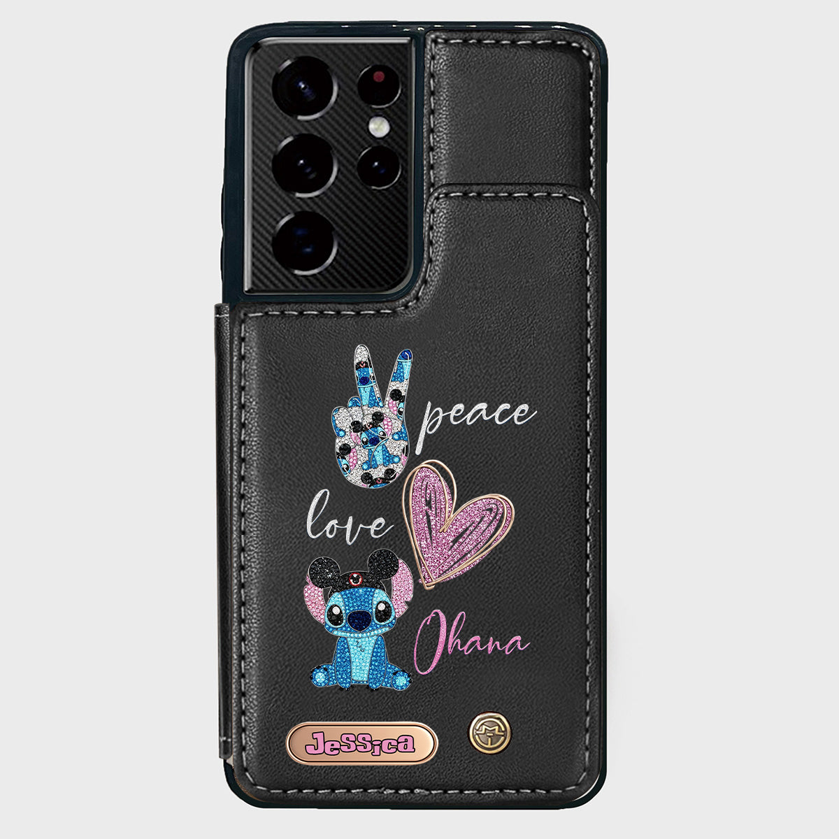 Ohana Means Family - Personalized Ohana Wallet Phone Case