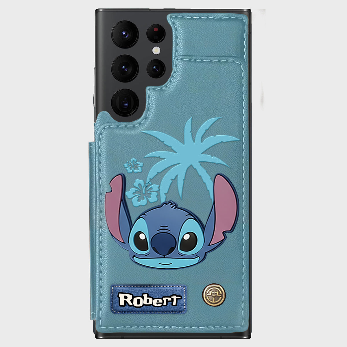 Ohana Alien Custom Name - Personalized Ohana Wallet Phone Case