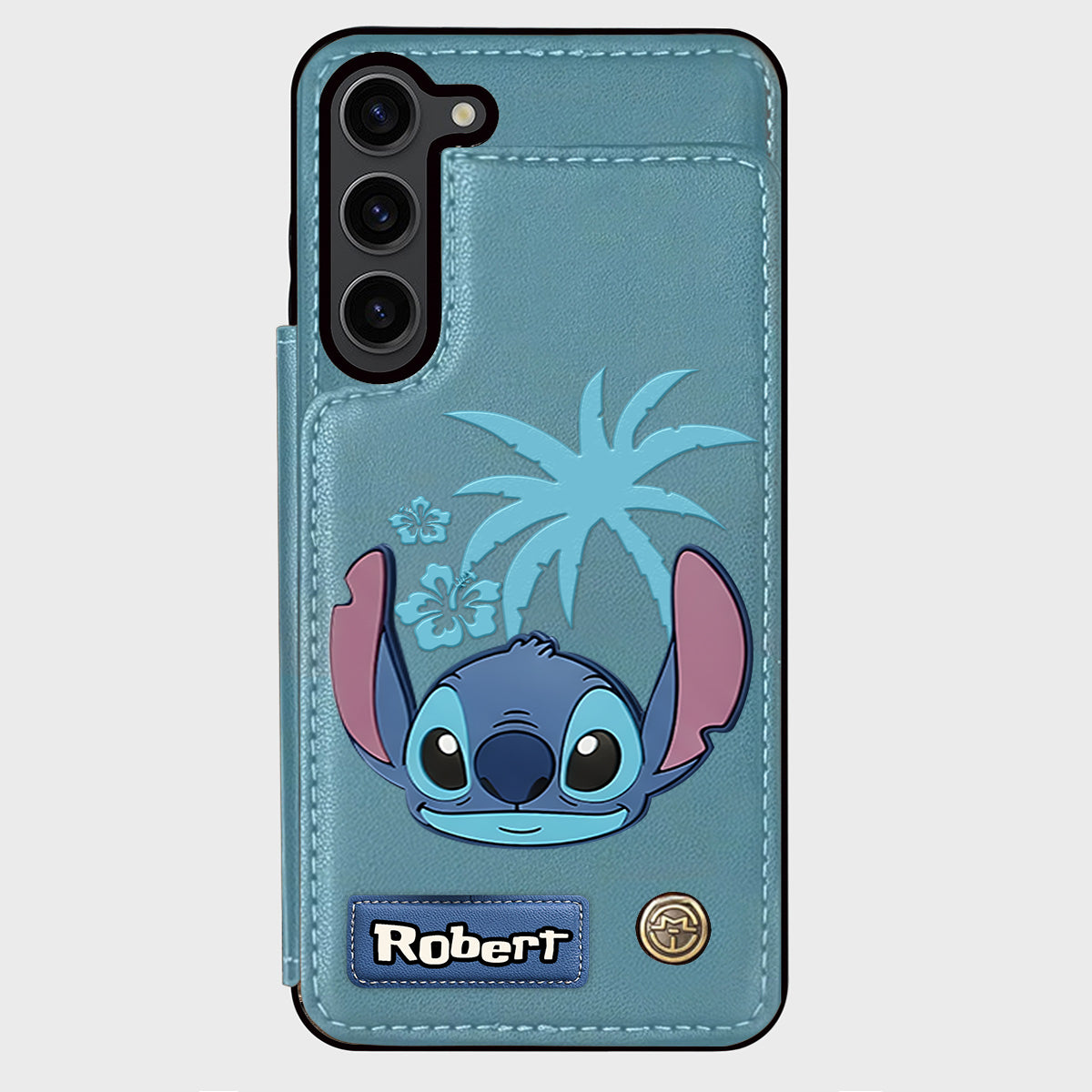 Ohana Alien Custom Name - Personalized Ohana Wallet Phone Case
