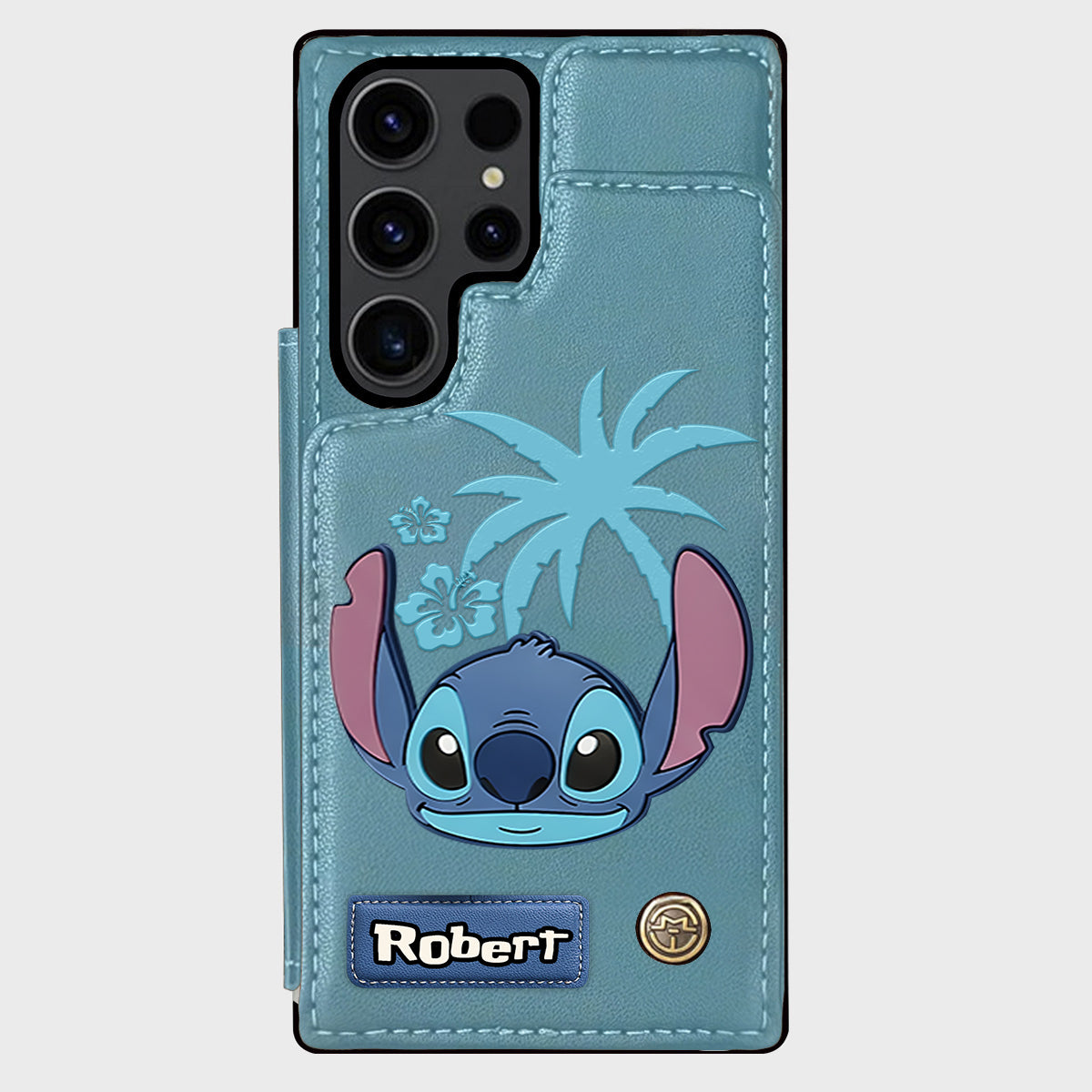 Ohana Alien Custom Name - Personalized Ohana Wallet Phone Case