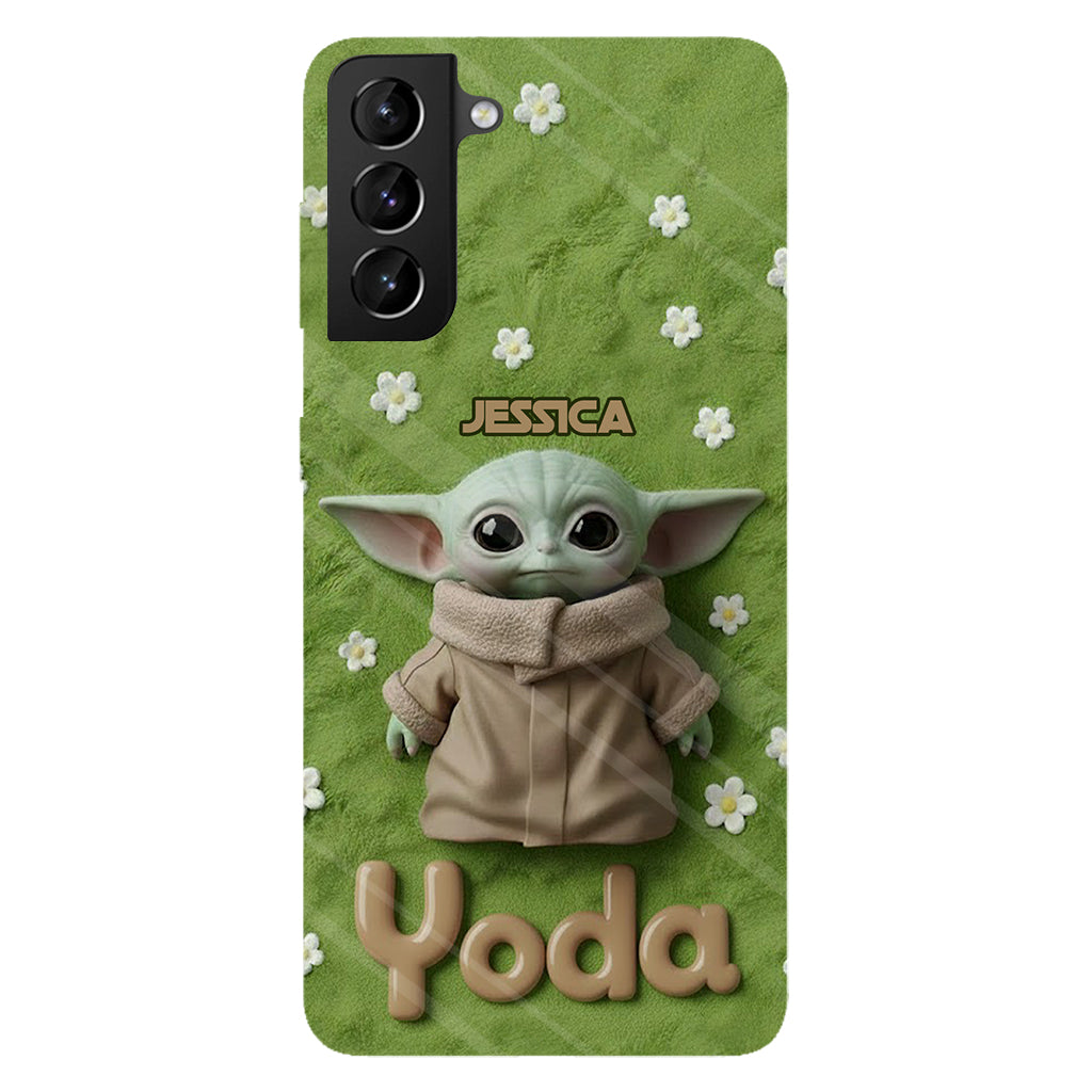 Cute Yoda - Personalized The Force Full Print Phone Case