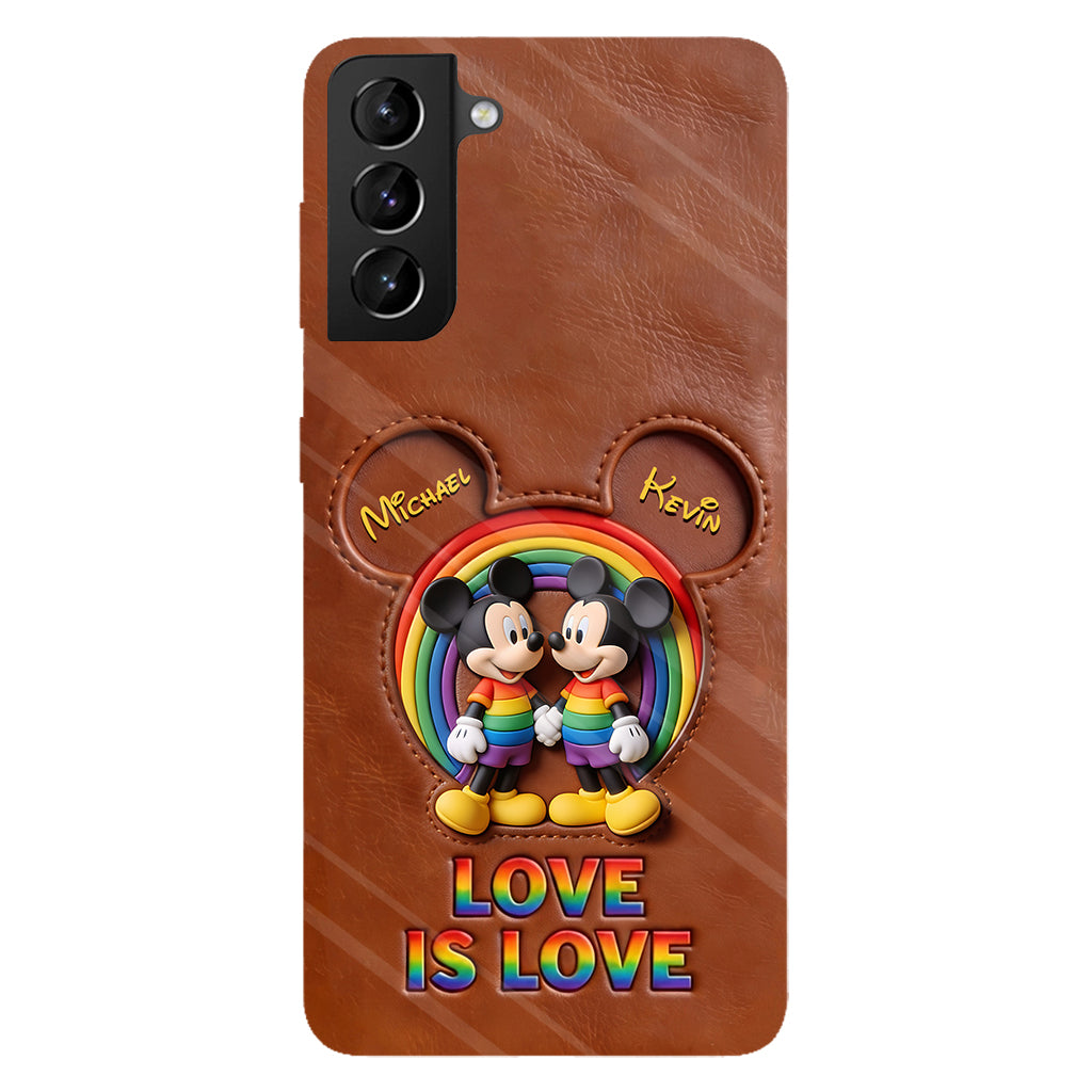 Love Is Love - Personalized Mouse Full Print Phone Case