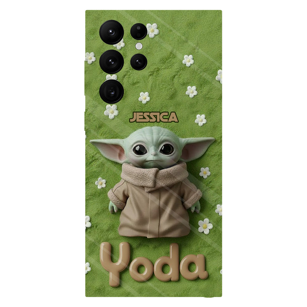 Cute Yoda - Personalized The Force Full Print Phone Case