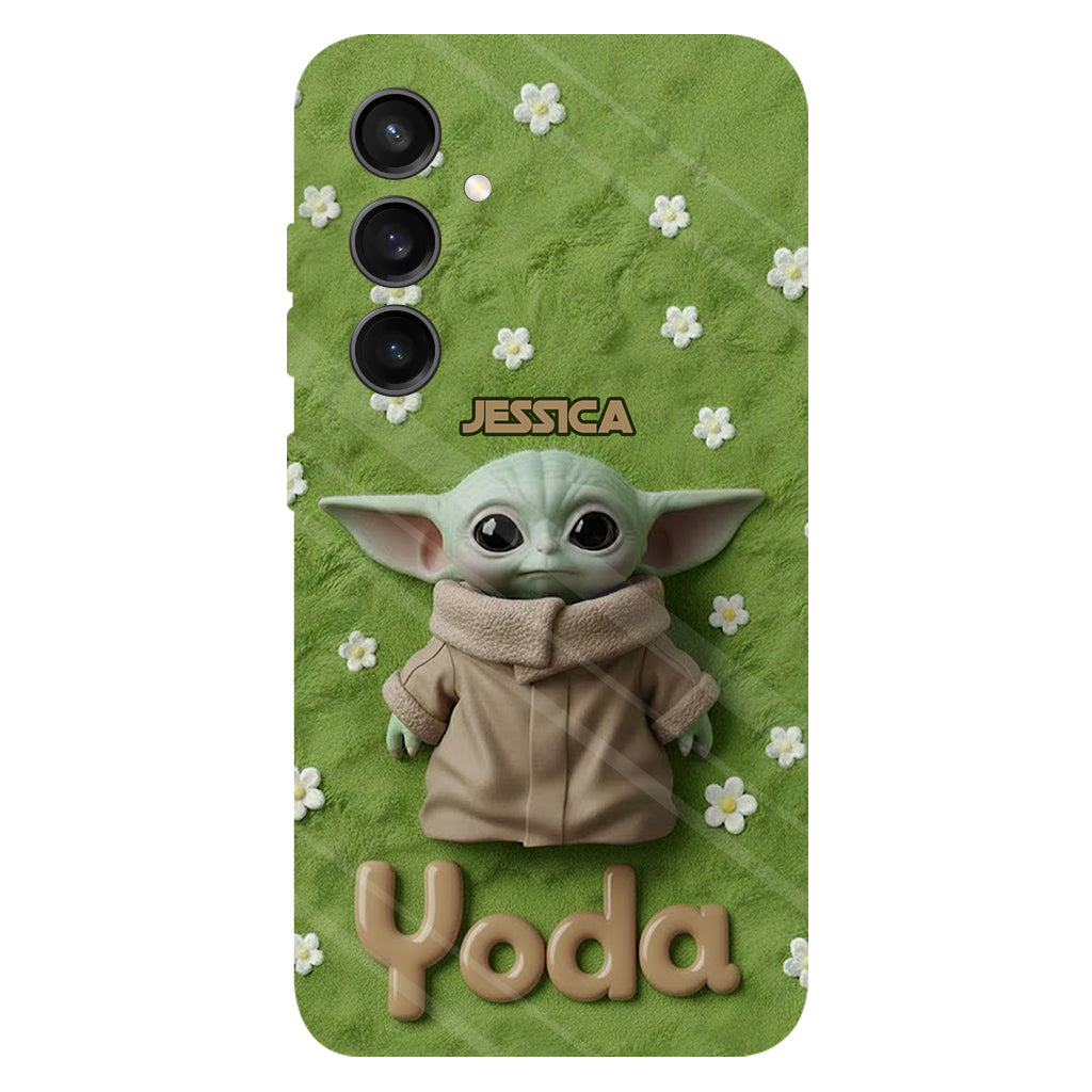 Cute Yoda - Personalized The Force Full Print Phone Case