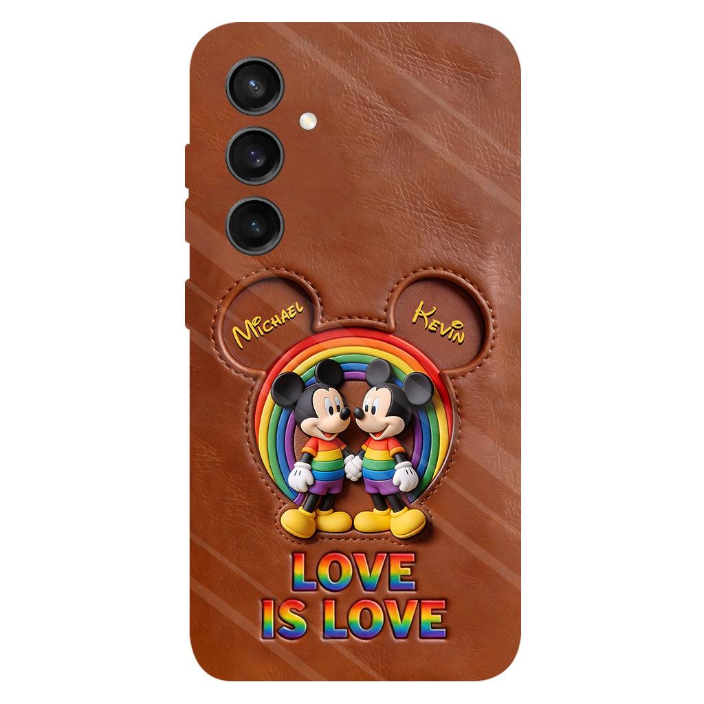 Love Is Love - Personalized Mouse Full Print Phone Case