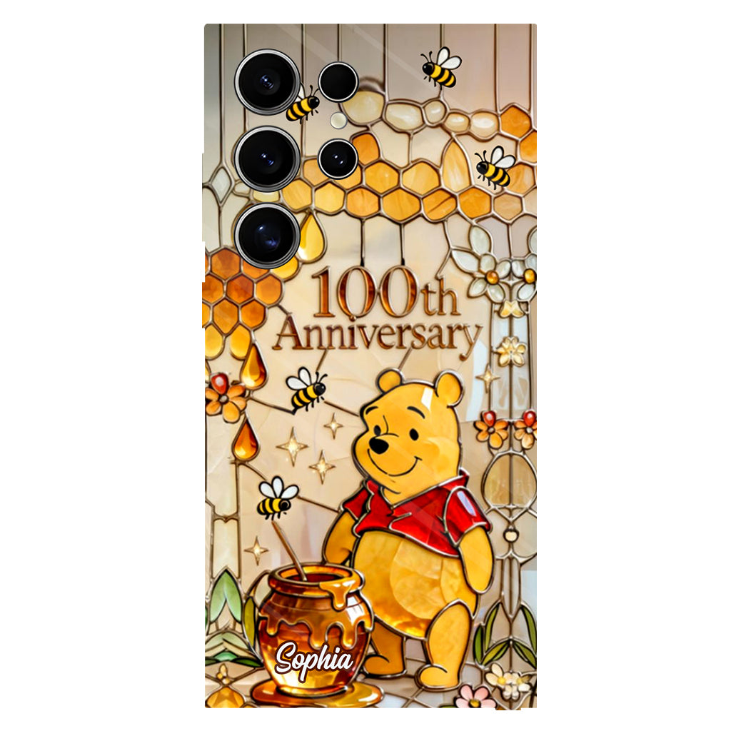 Honey Bear 100th Anniversary - Personalized Yellow Bear Full Print Phone Case