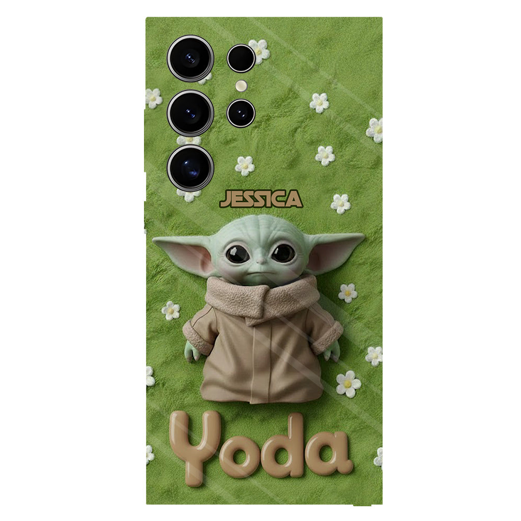 Cute Yoda - Personalized The Force Full Print Phone Case