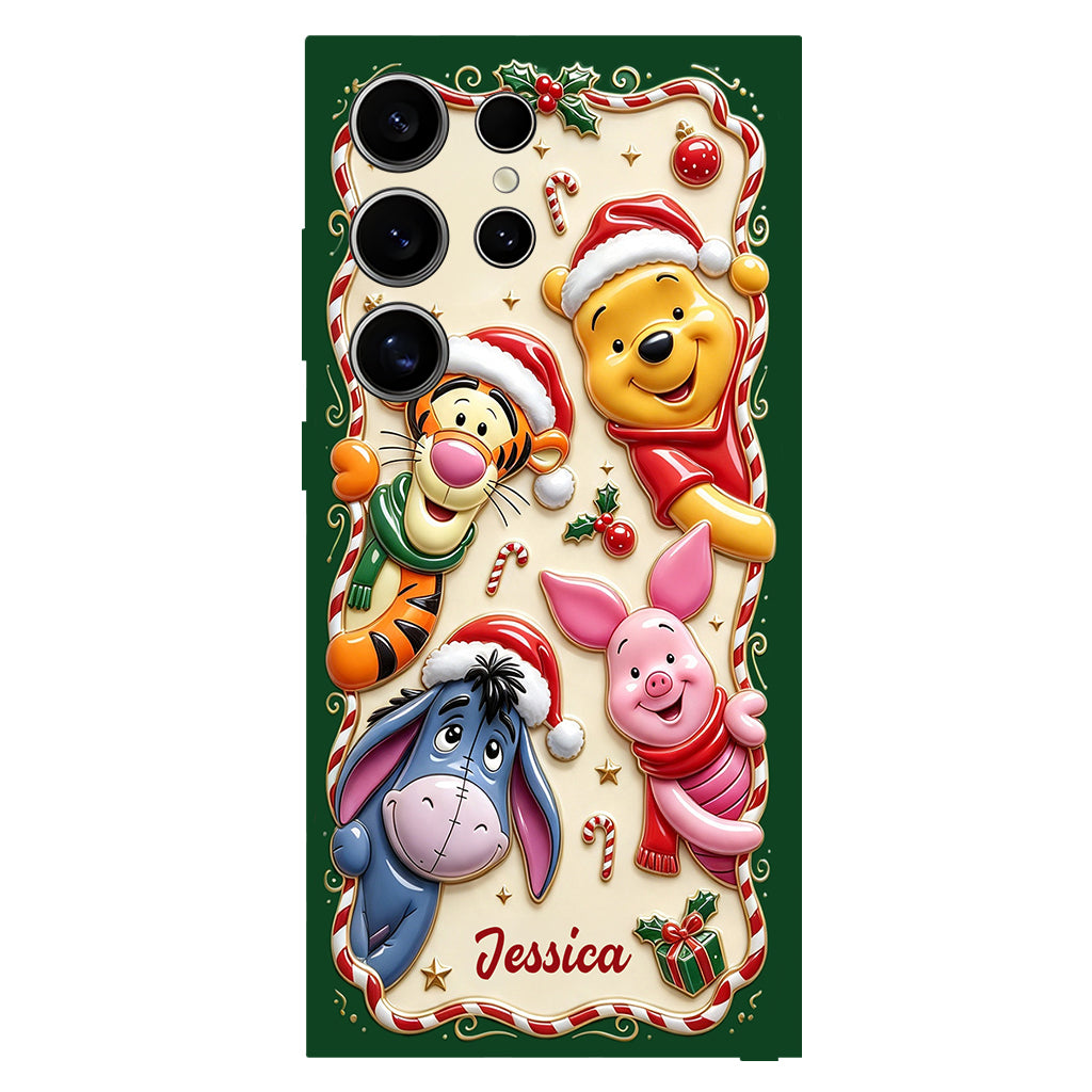 The Best Time Of The Year - Personalized Yellow Bear Full Print Phone Case