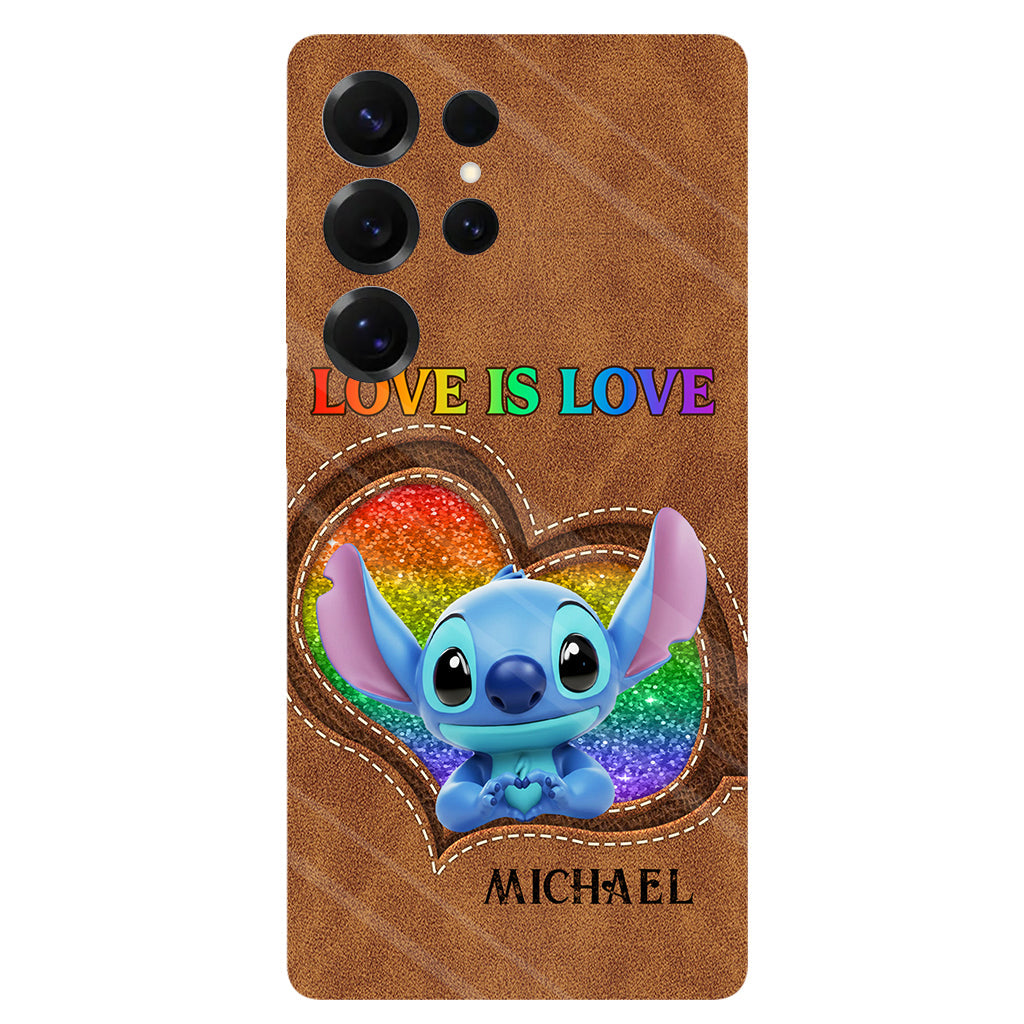 Love Is Love - Personalized LGBT Support Full Print Phone Case