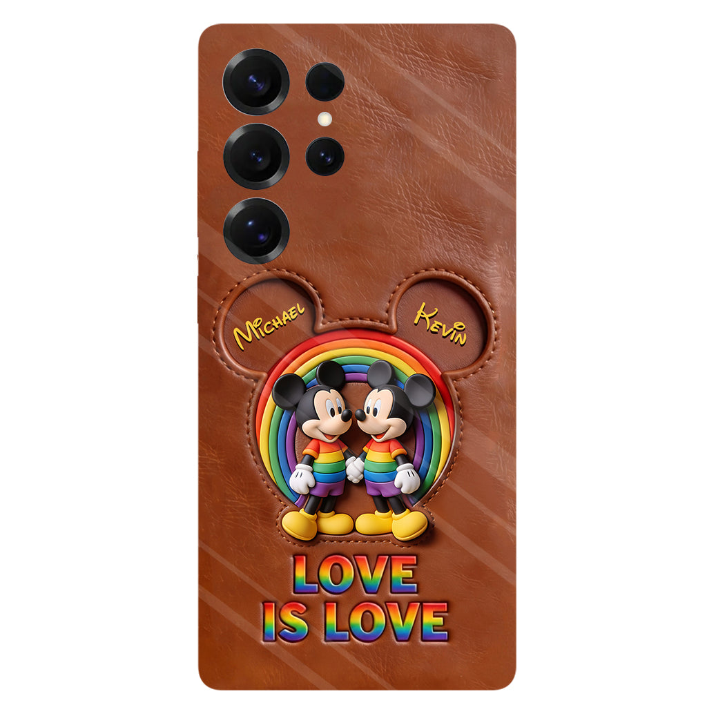 Love Is Love - Personalized Mouse Full Print Phone Case