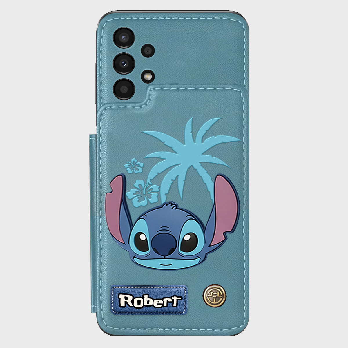 Ohana Alien Custom Name - Personalized Ohana Wallet Phone Case