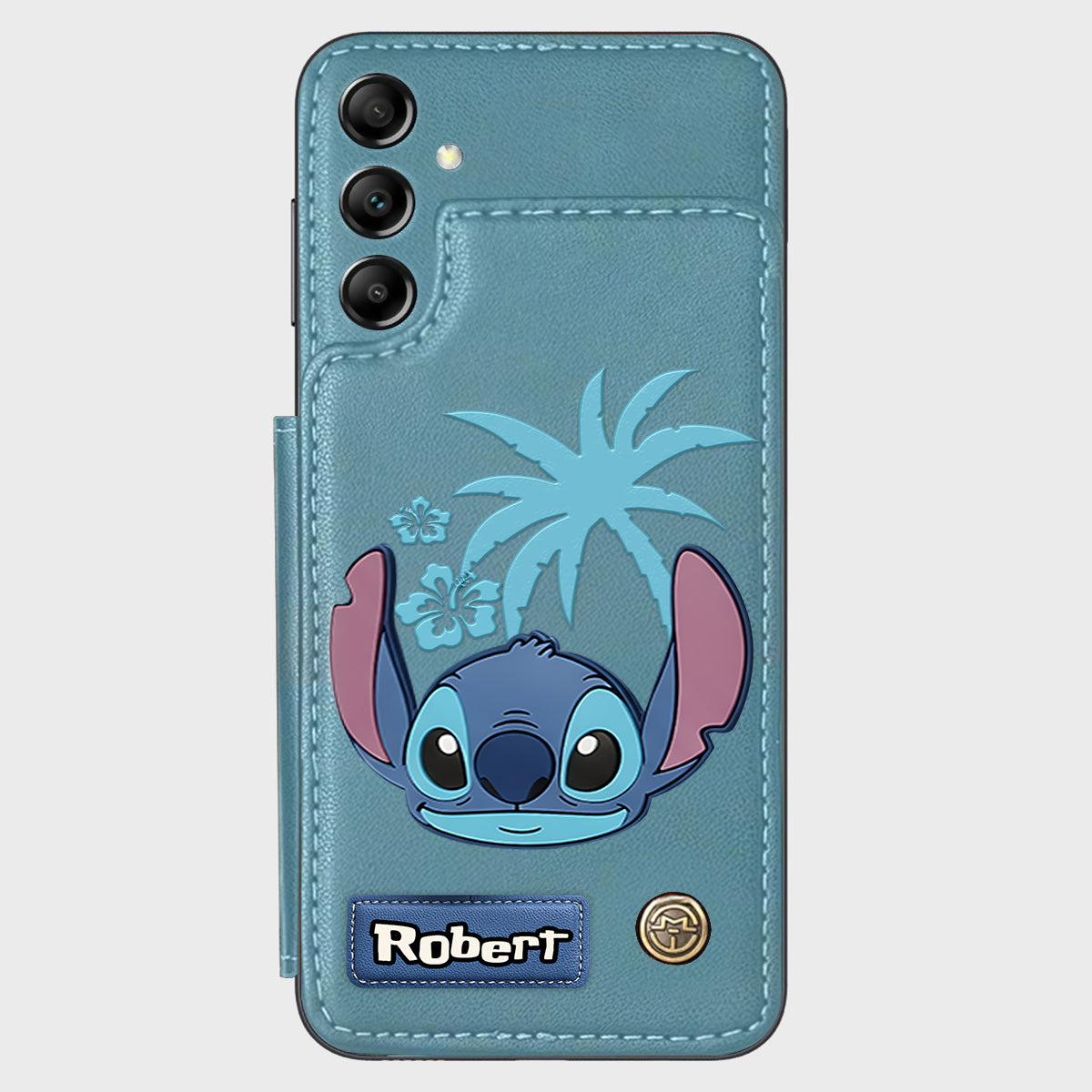 Ohana Alien Custom Name - Personalized Ohana Wallet Phone Case
