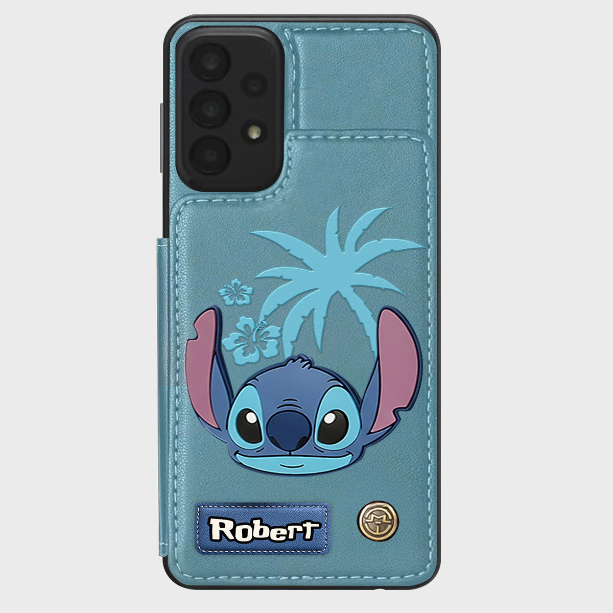 Ohana Alien Custom Name - Personalized Ohana Wallet Phone Case