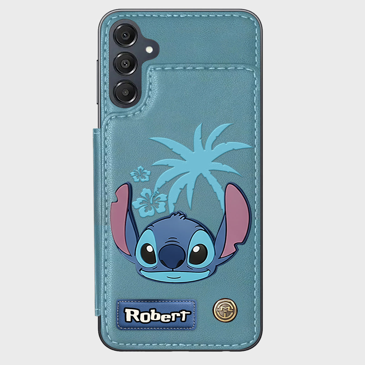 Ohana Alien Custom Name - Personalized Ohana Wallet Phone Case