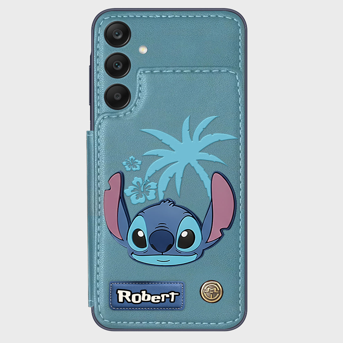 Ohana Alien Custom Name - Personalized Ohana Wallet Phone Case