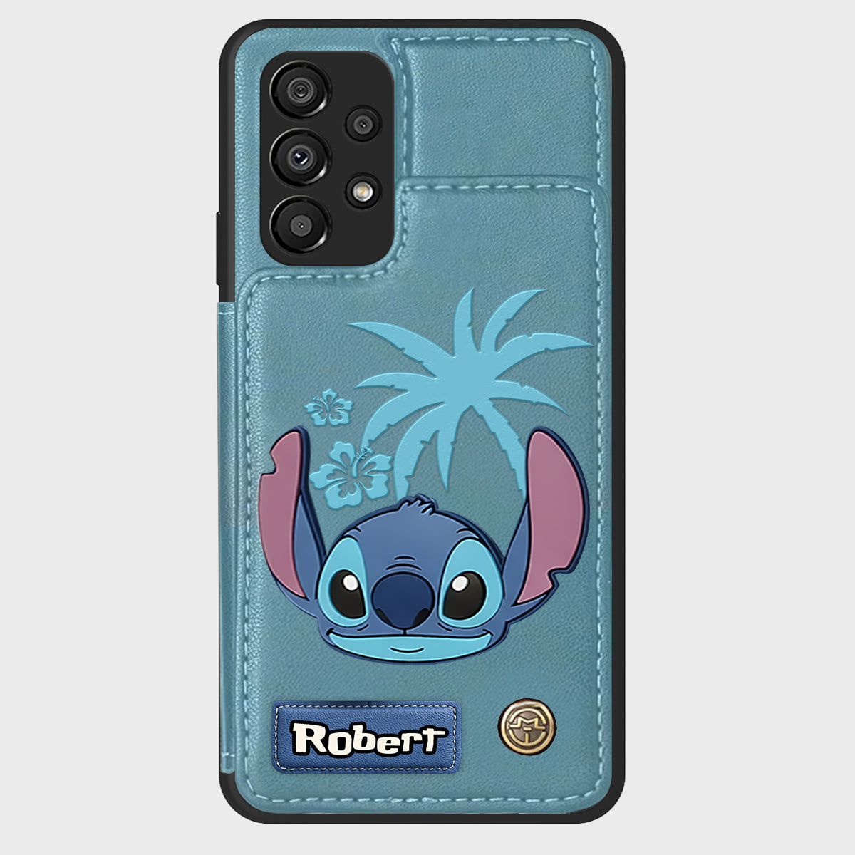 Ohana Alien Custom Name - Personalized Ohana Wallet Phone Case