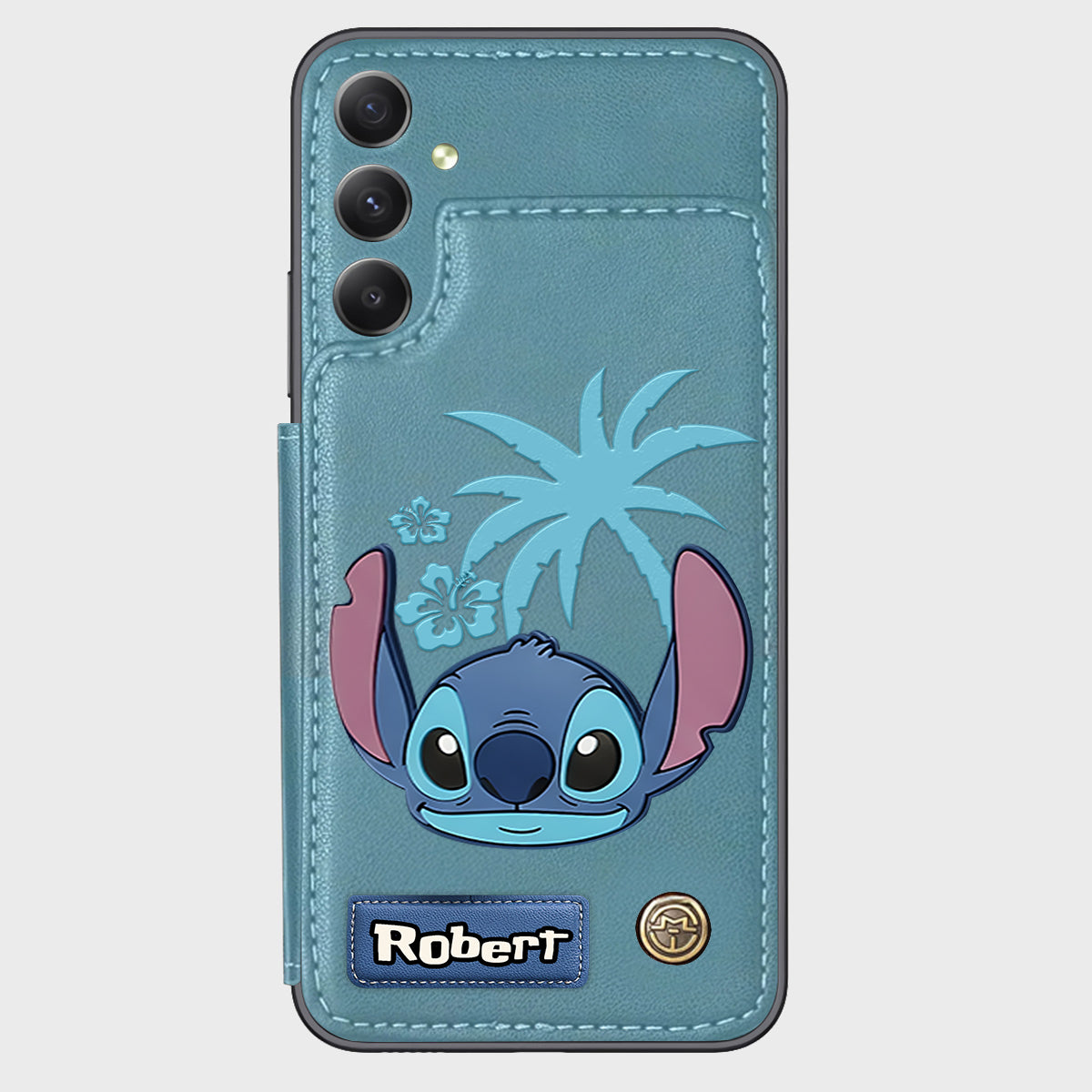 Ohana Alien Custom Name - Personalized Ohana Wallet Phone Case