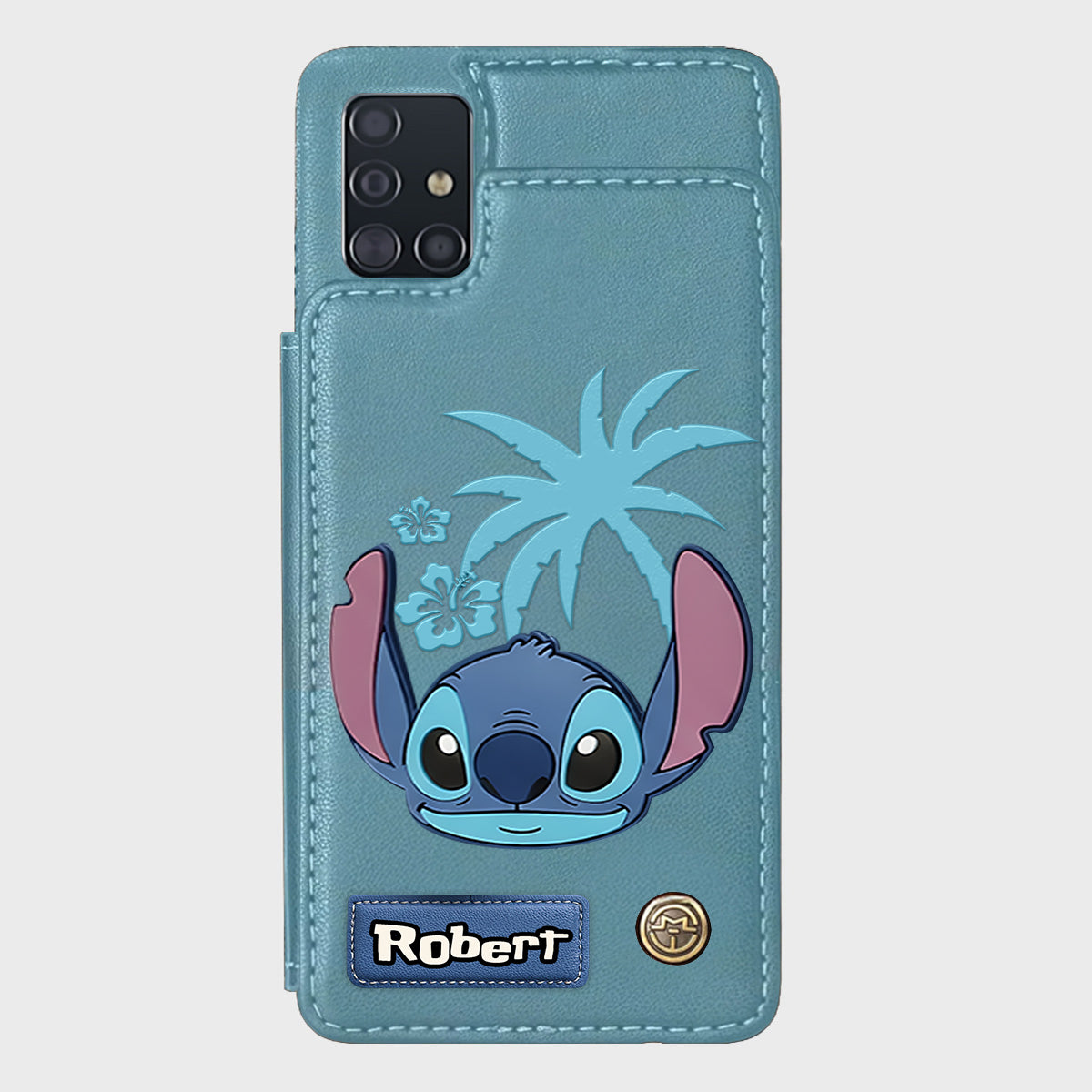 Ohana Alien Custom Name - Personalized Ohana Wallet Phone Case