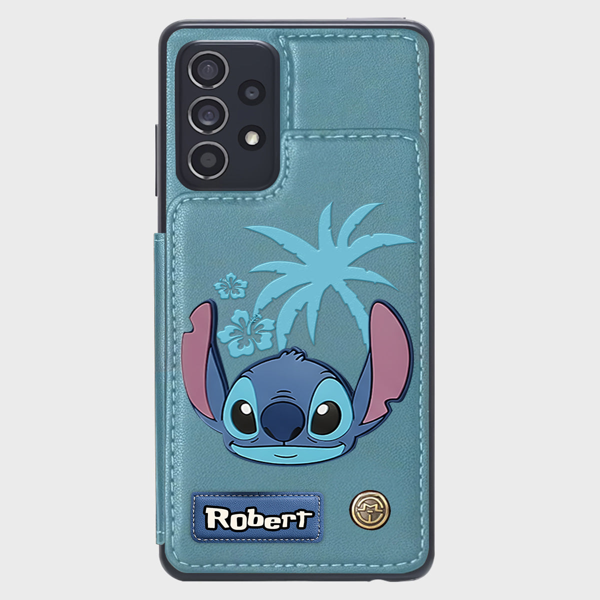 Ohana Alien Custom Name - Personalized Ohana Wallet Phone Case
