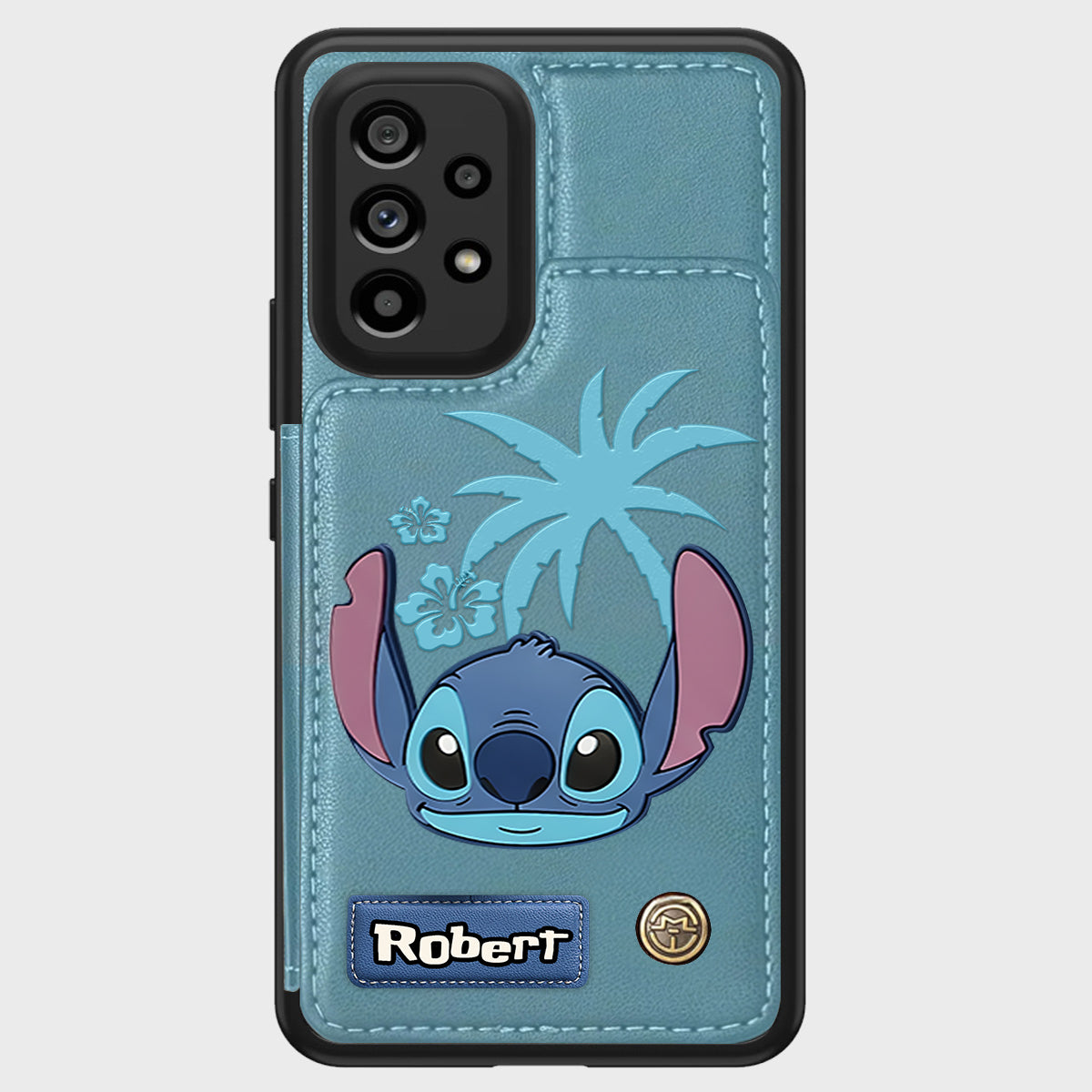 Ohana Alien Custom Name - Personalized Ohana Wallet Phone Case
