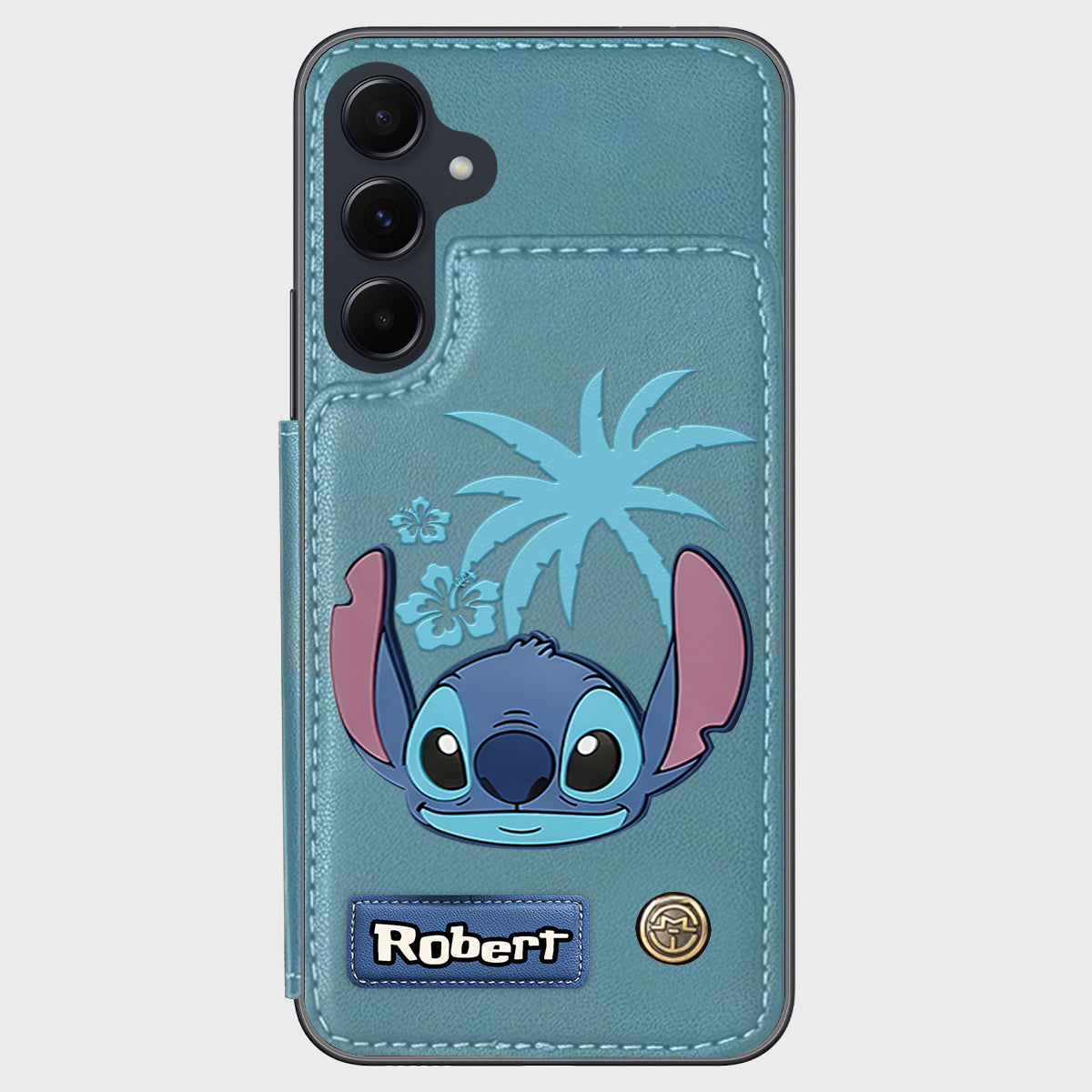 Ohana Alien Custom Name - Personalized Ohana Wallet Phone Case