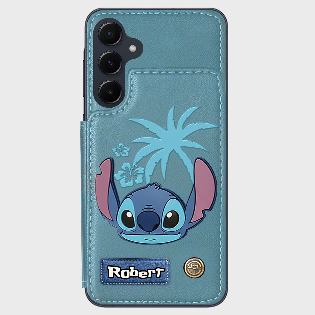 Ohana Alien Custom Name - Personalized Ohana Wallet Phone Case
