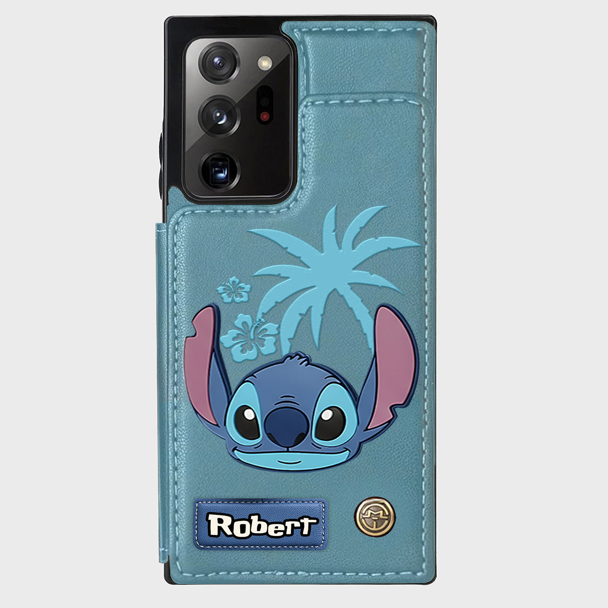 Ohana Alien Custom Name - Personalized Ohana Wallet Phone Case