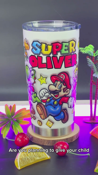 Super Mario - Personalized Super Plumber Tumbler