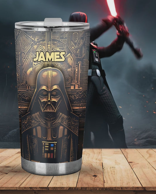 Hello Darkness - Personalized The Force Tumbler