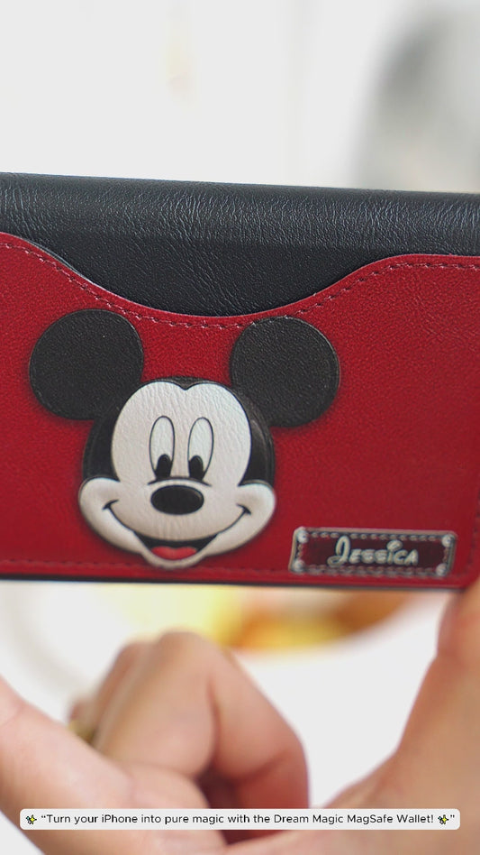 Dream Magic Custom Name - Personalized Mouse Magsafe Wallet