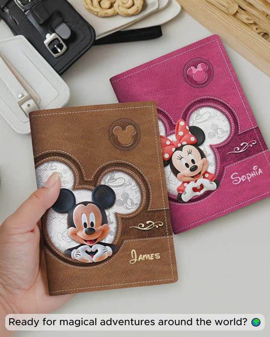 Adventure Awaits - Personalized Mouse Passport Holder