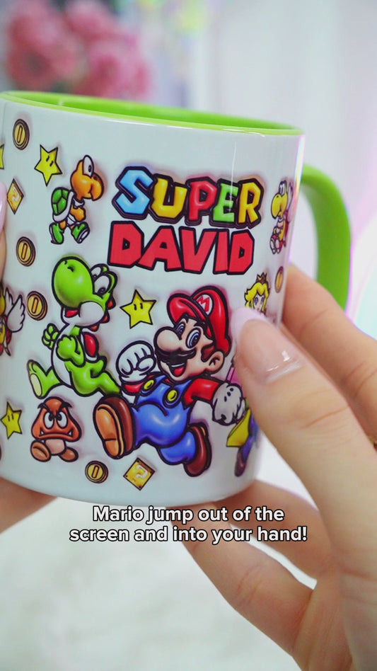 Super Mario - Personalized Super Plumber Accent Mug