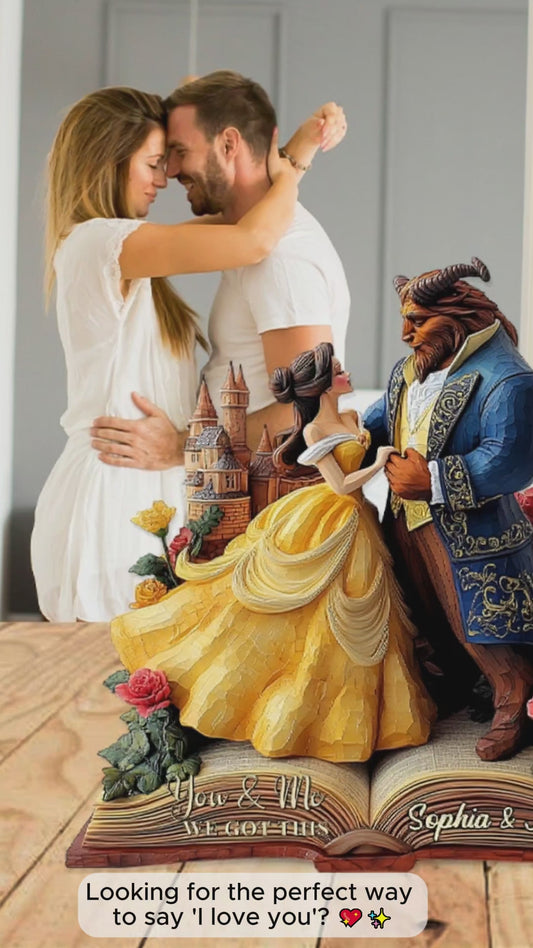 You & Me - Personalized Couple Custom Shaped Acrylic Plaque