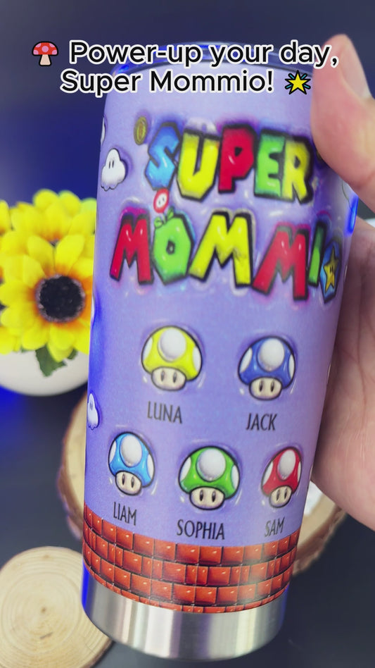 Super Mommio - Personalized Super Plumber Tumbler