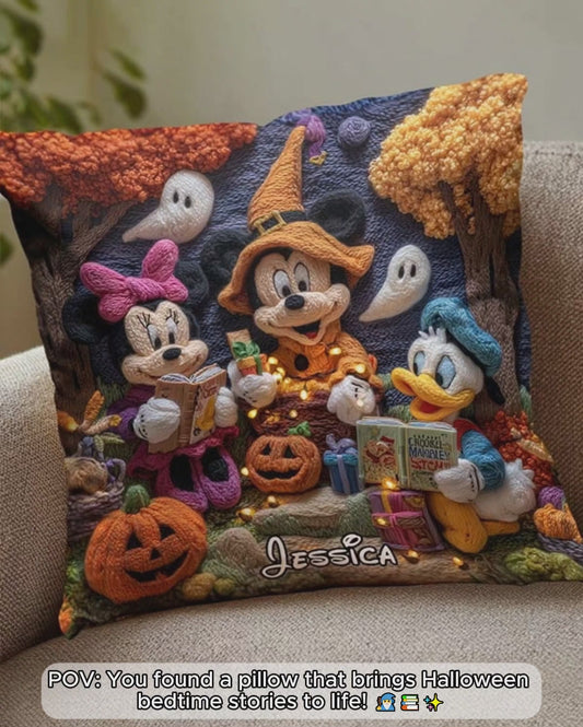 Magic Land - Personalized Mouse Throw Pillow