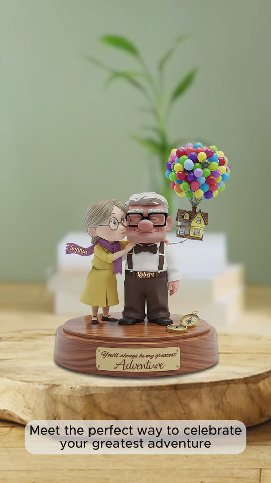 You Are My Greatest Adventure - Personalized Mouse Custom Shaped Acrylic Plaque