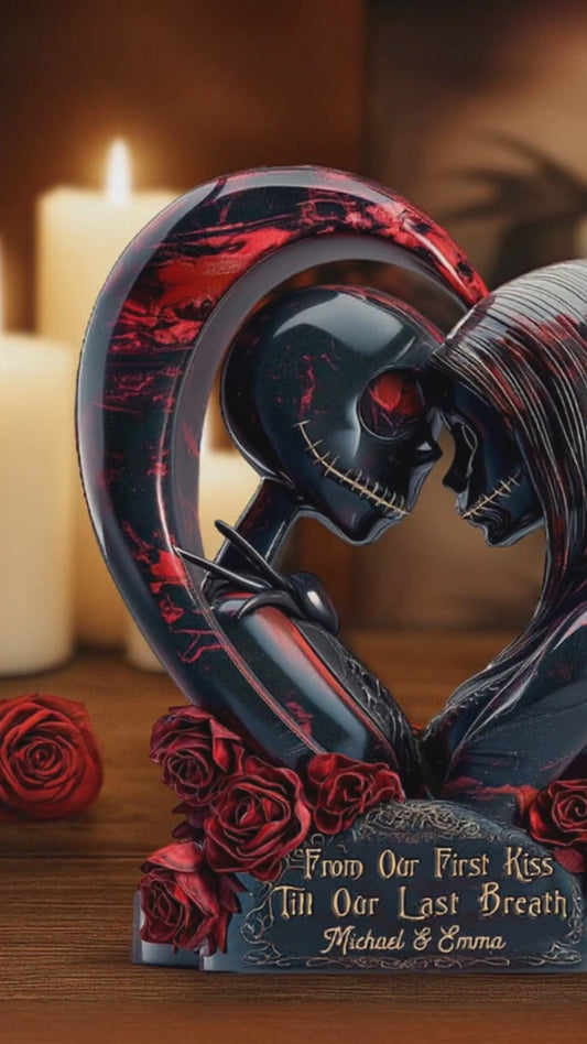 From Our First Kiss - Personalized Nightmare Custom Shaped Acrylic Plaque