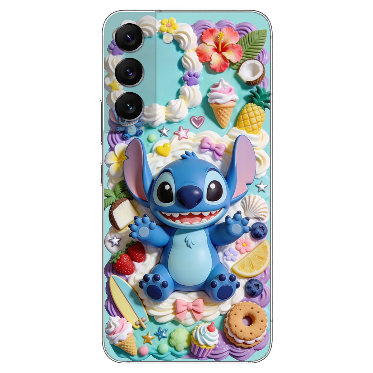 Ohana - Personalized Ohana 3D Embossed Leather Phone Case