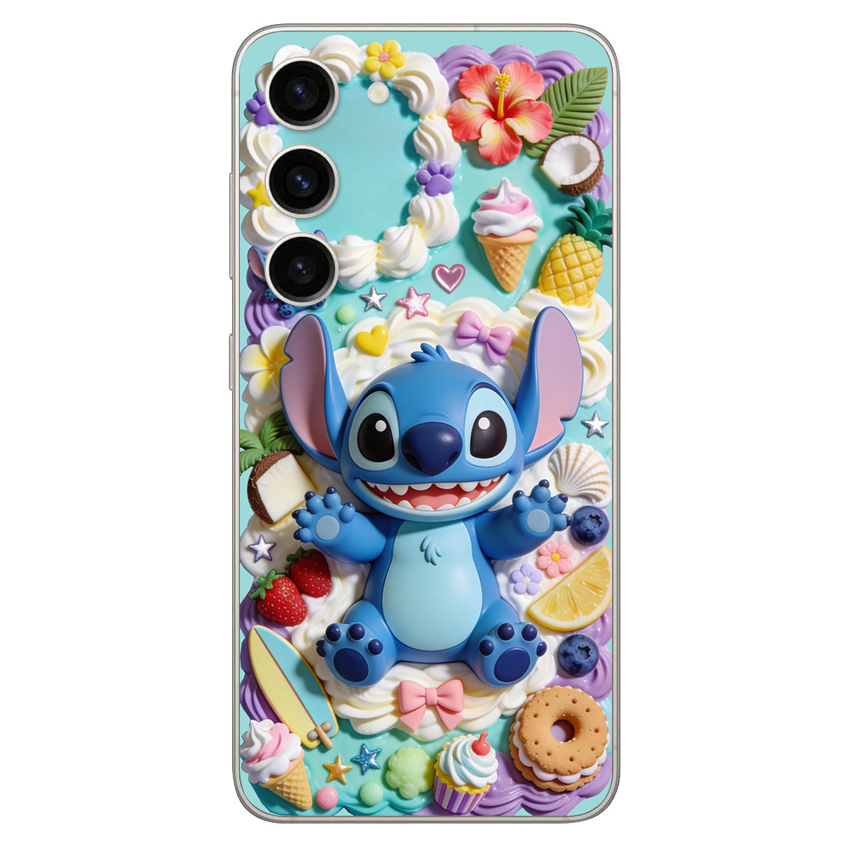 Ohana - Personalized Ohana 3D Embossed Leather Phone Case