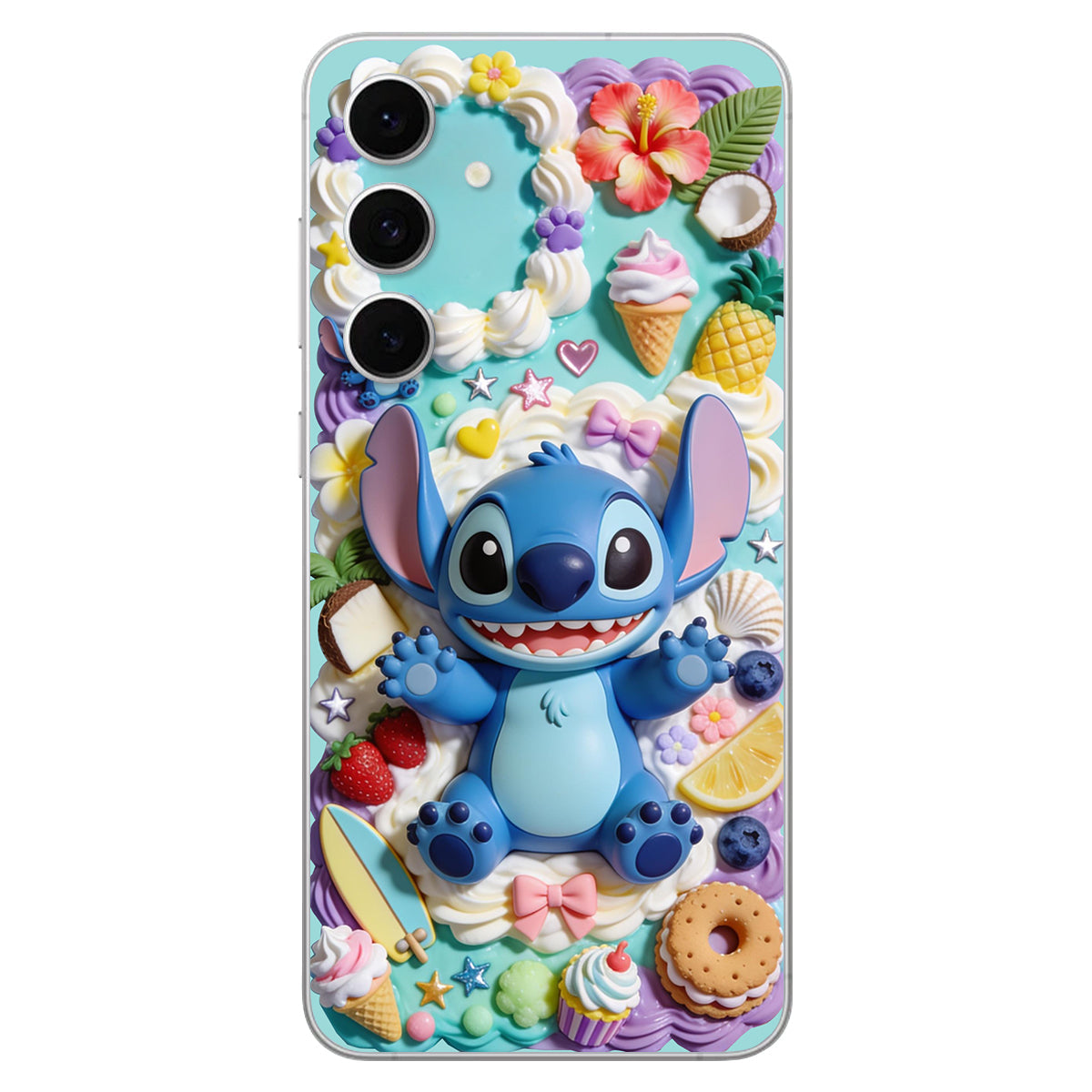 Ohana - Personalized Ohana 3D Embossed Leather Phone Case