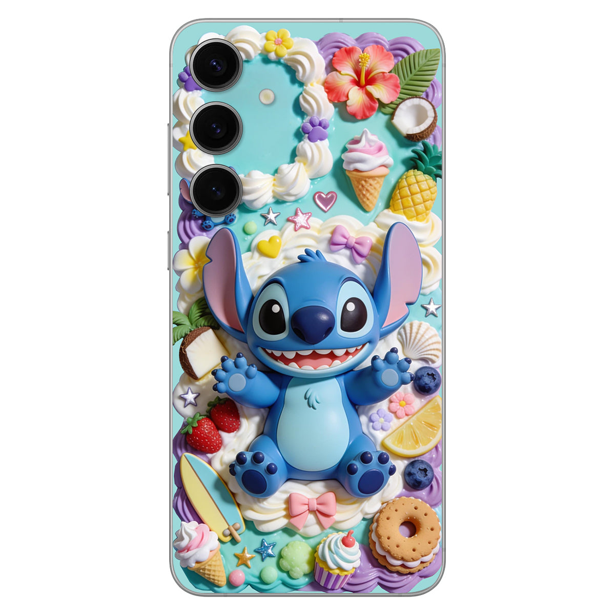 Ohana - Personalized Ohana 3D Embossed Leather Phone Case