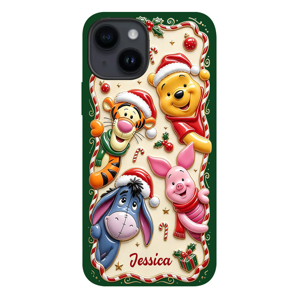 The Best Time Of The Year - Personalized Yellow Bear Full Print Phone Case