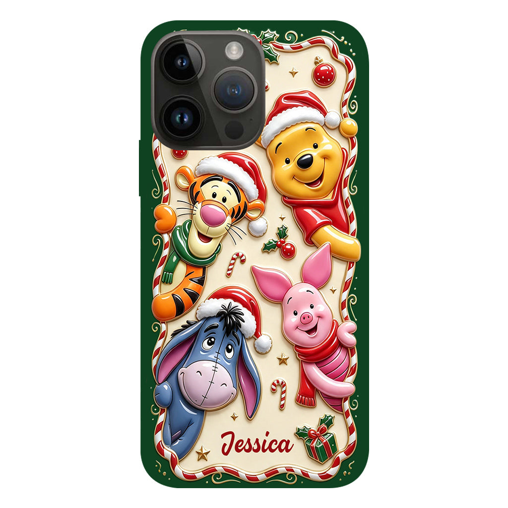 The Best Time Of The Year - Personalized Yellow Bear Full Print Phone Case