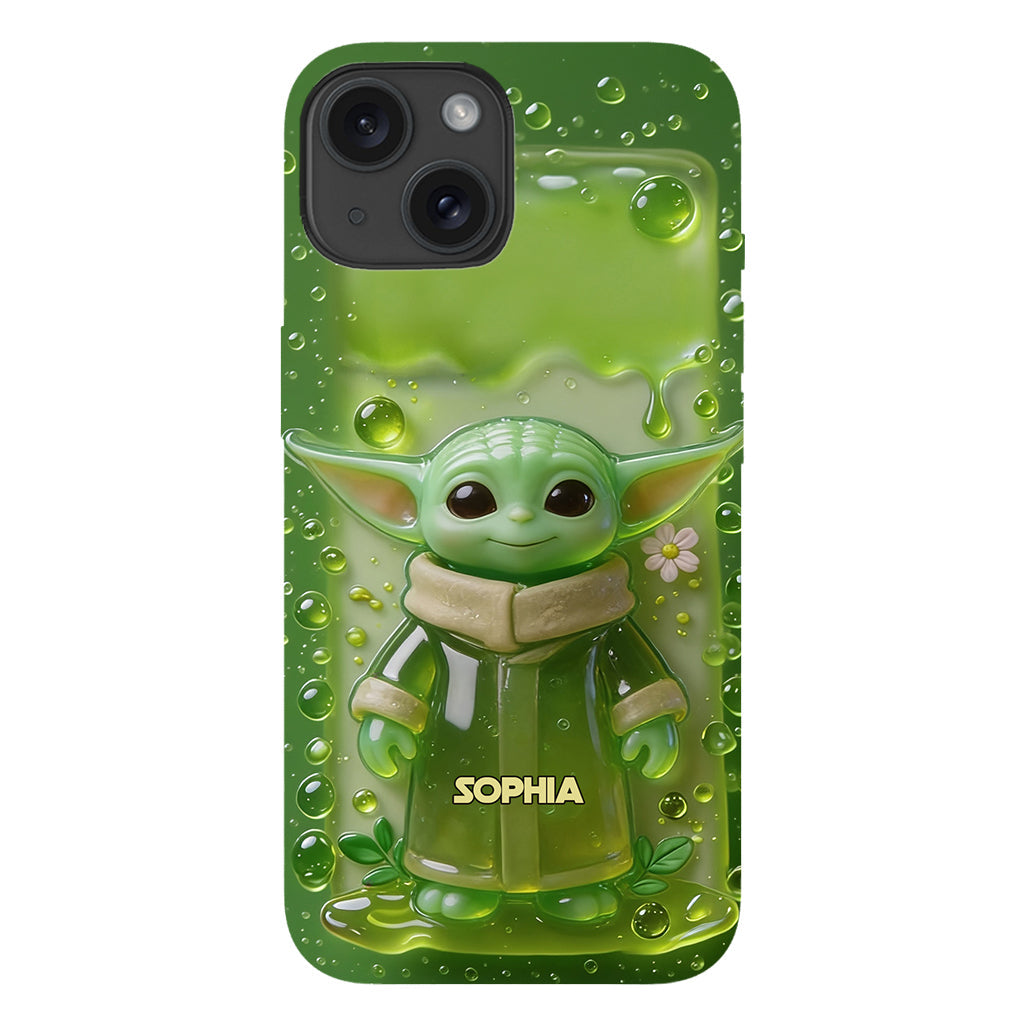 Jelly Green Baby - Personalized The Force Full Print Phone Case