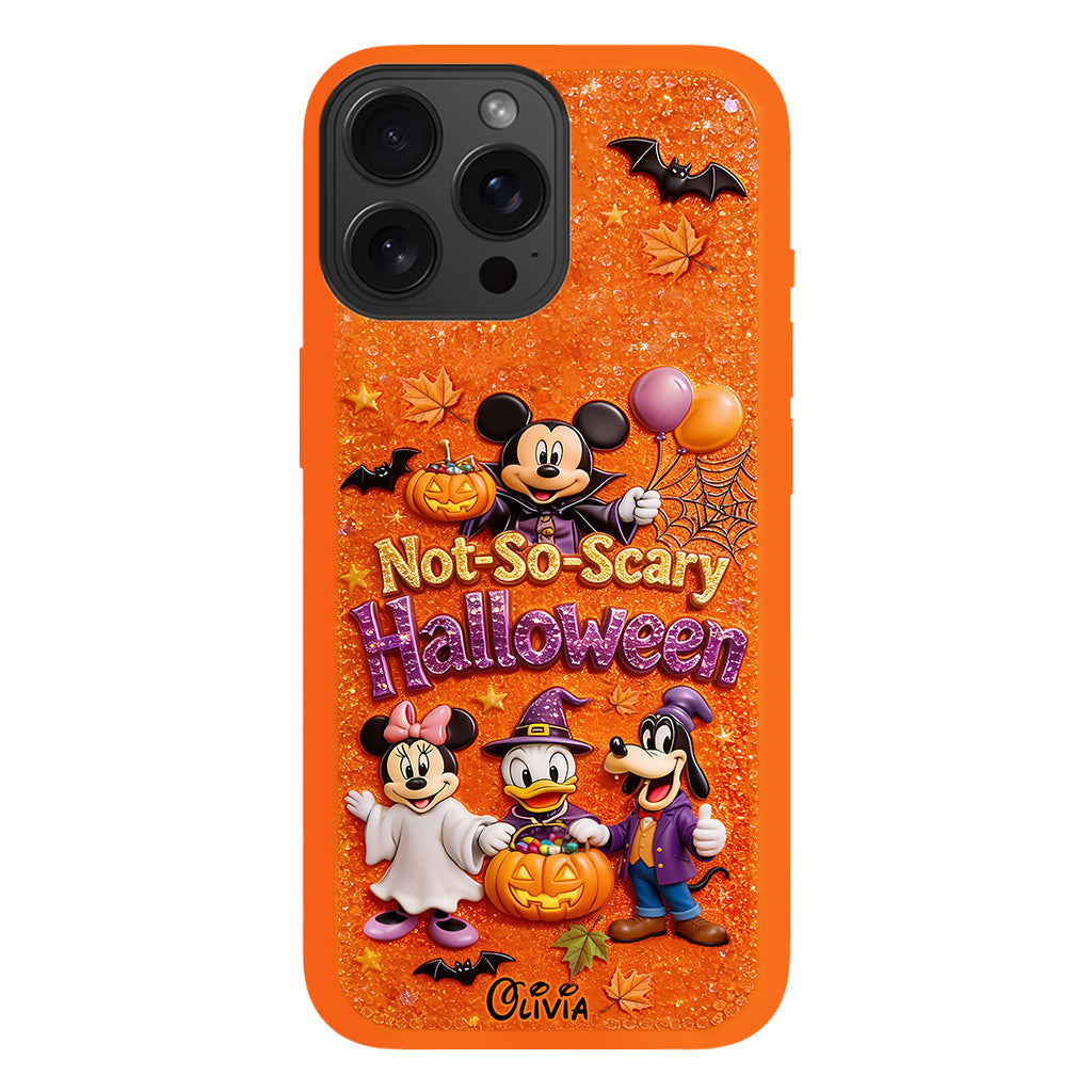 Not-so-scary Halloween - Personalized Mouse Full Print Phone Case