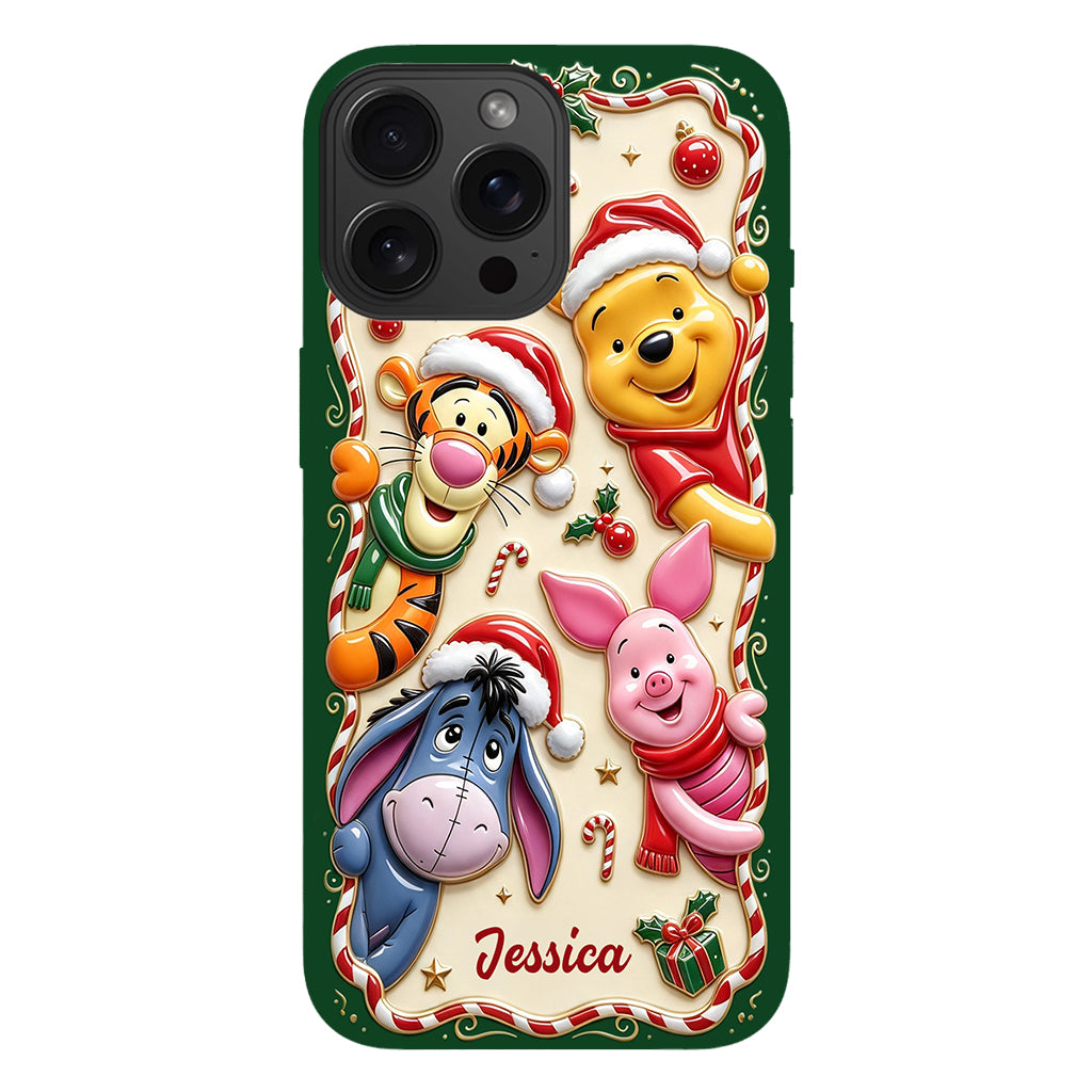 The Best Time Of The Year - Personalized Yellow Bear Full Print Phone Case