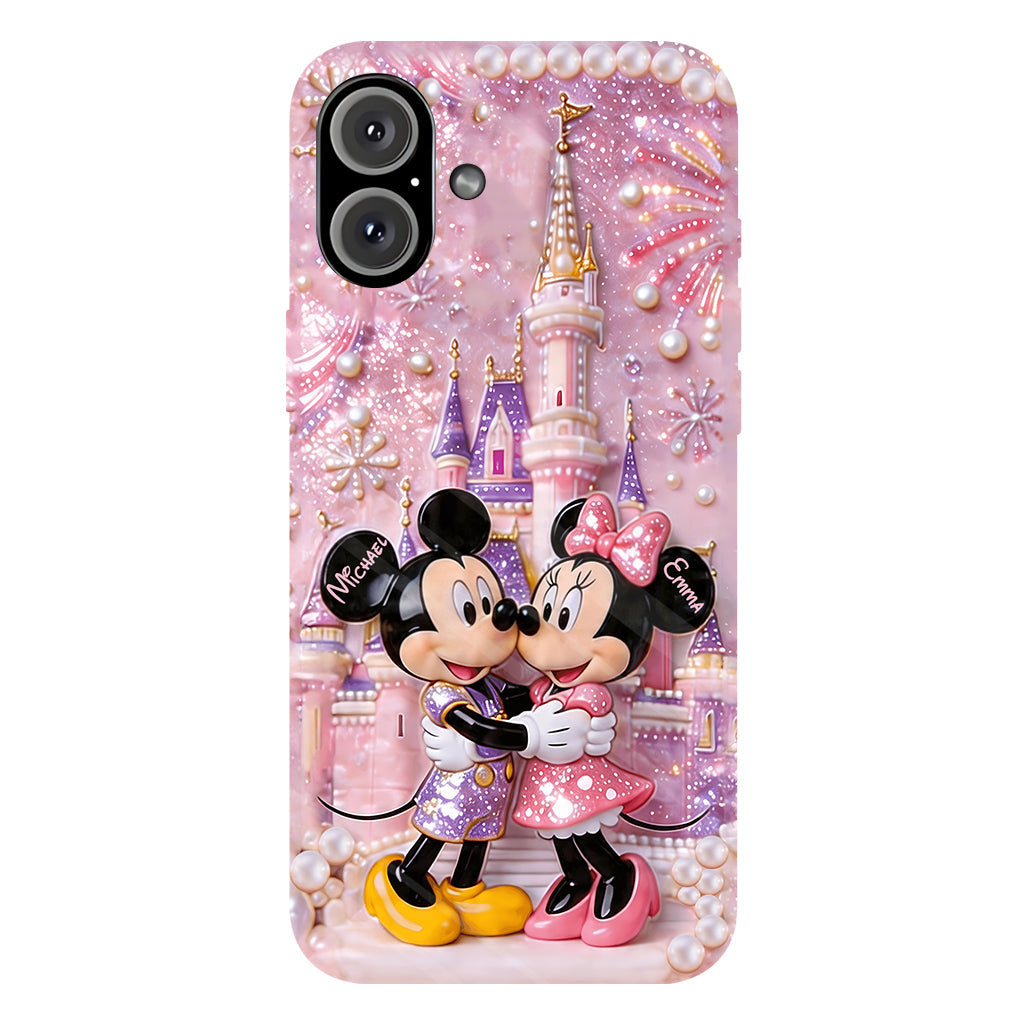Cartoon Mouse Lovers Gift - Personalized Dream Trip Full Print Phone Case