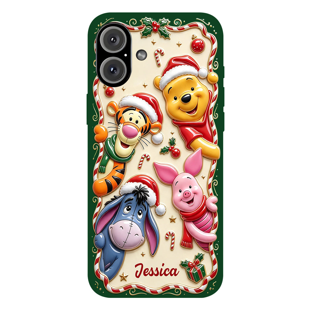 The Best Time Of The Year - Personalized Yellow Bear Full Print Phone Case